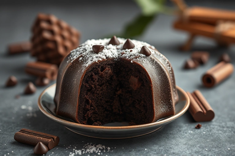 Conceitos visuais relacionados a Bolo de Chocolate Simples e Fofinho