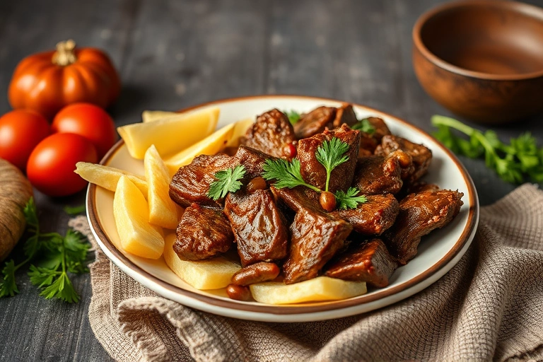 Conceitos visuais relacionados a Panqueca de Carne Moída Fácil