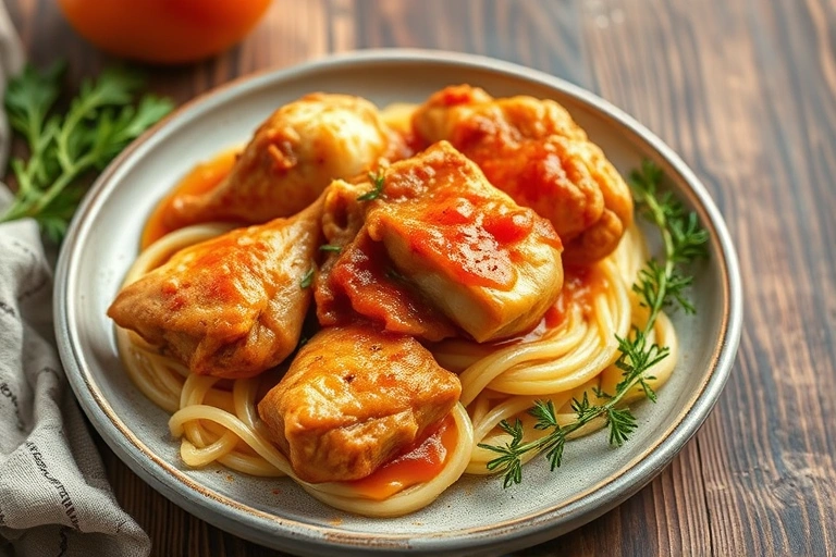 Conceitos visuais relacionados a Strogonoff de Frango Cremoso