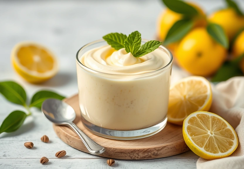 Representação visual: Mousse de Limão com 3 Ingredientes