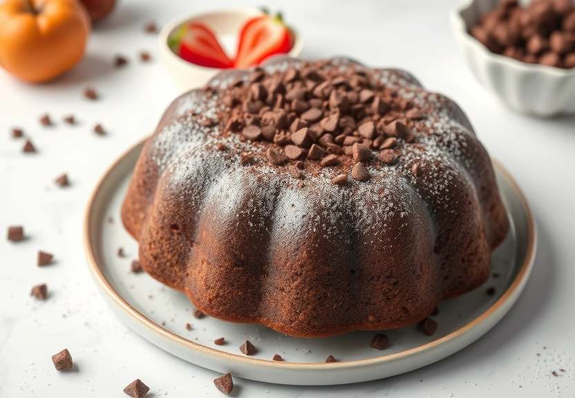 Representação visual: Receita de Bolo de Cenoura Com Cobertura de Chocolate para Domingo