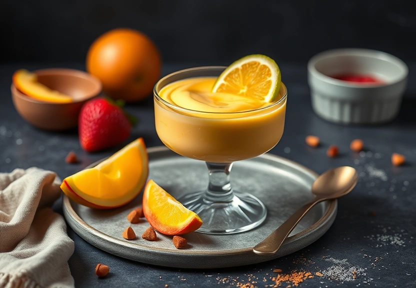 Representação visual: Receita de Mousse de Maracujá Cremosa com Apenas 3 Ingredientes